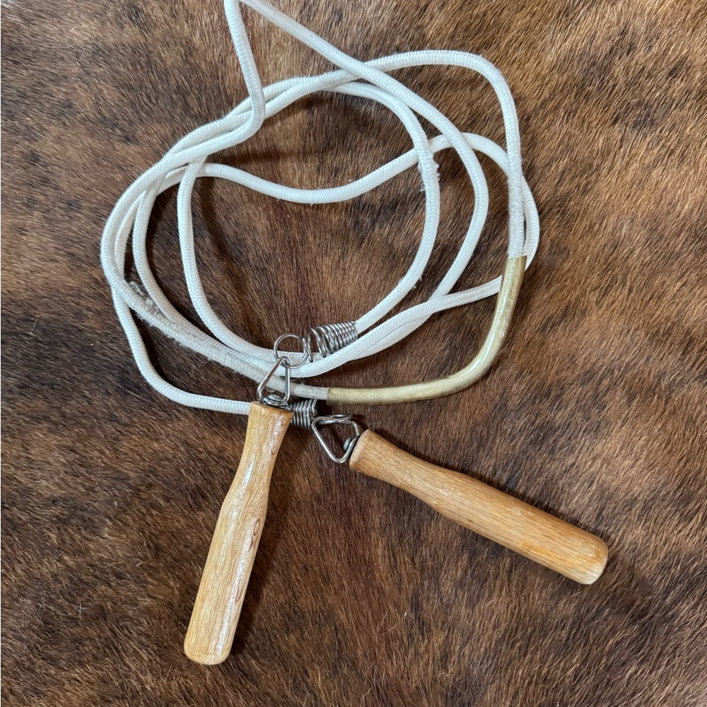Jump Rope with Wood Handles